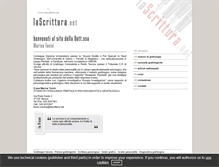 Tablet Screenshot of lascrittura.net